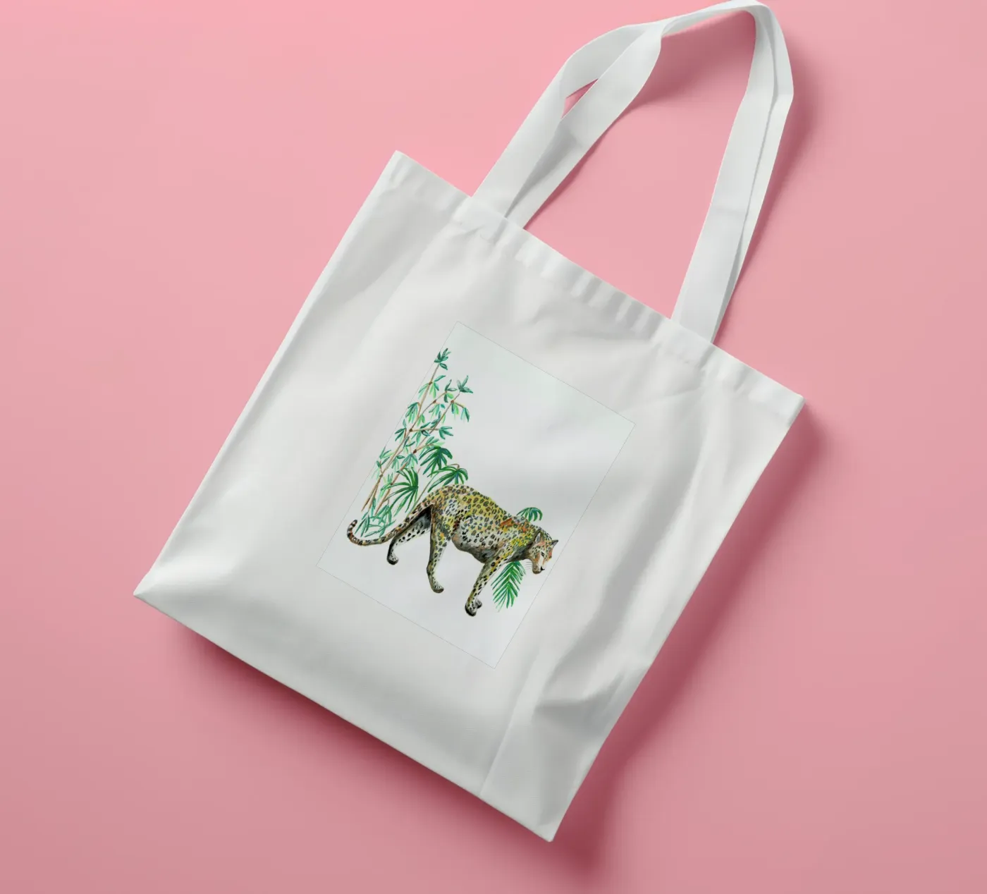 Leopard tote bag by Femke Zwaan