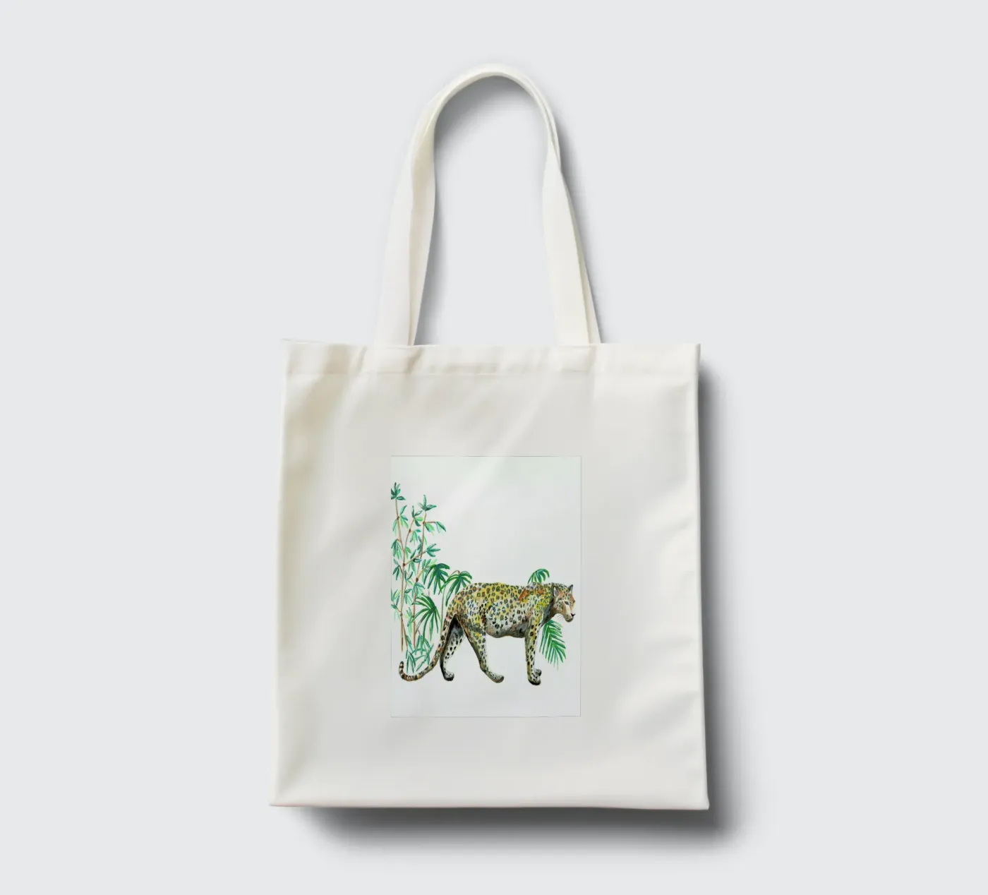 Leopard tote bag by Femke Zwaan