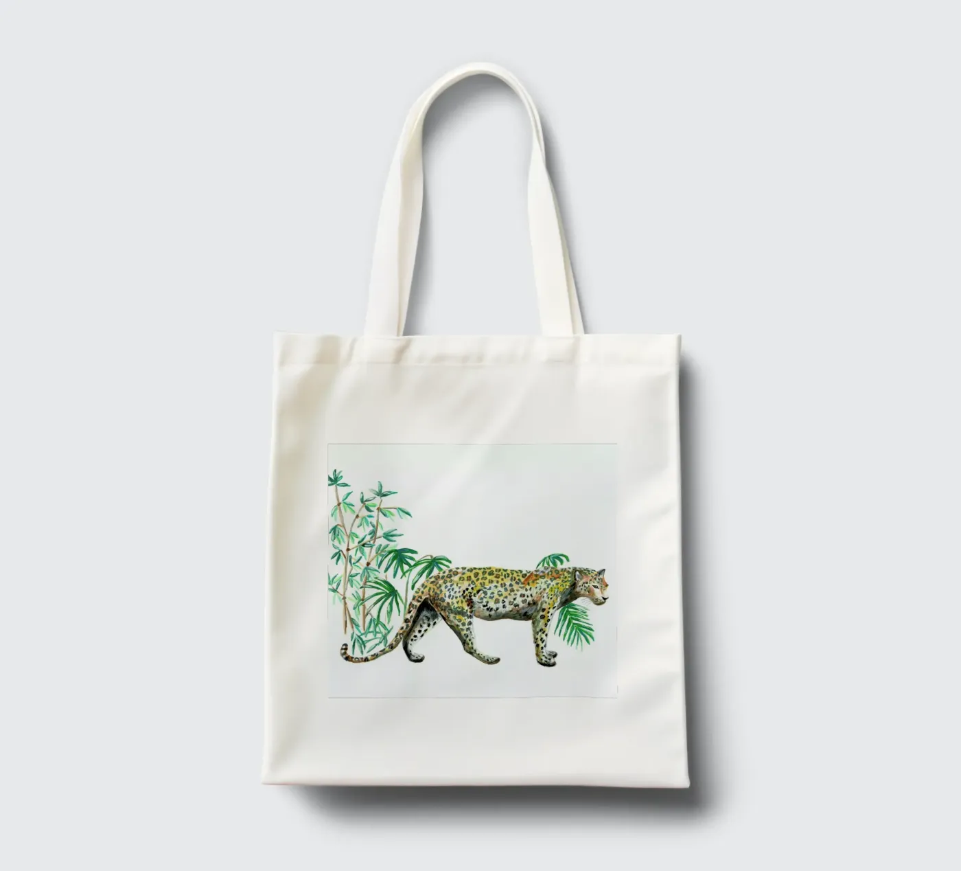 Leopard tote bag by Femke Zwaan