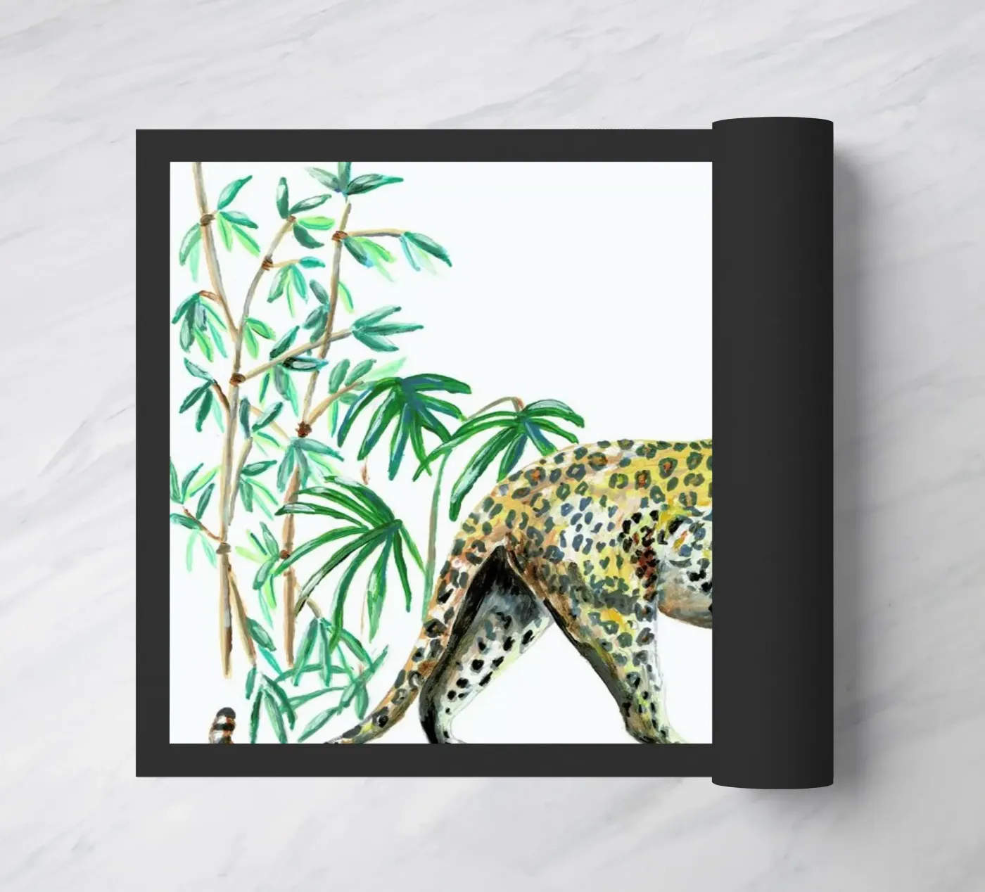 Leopard paillasson de Femke Zwaan