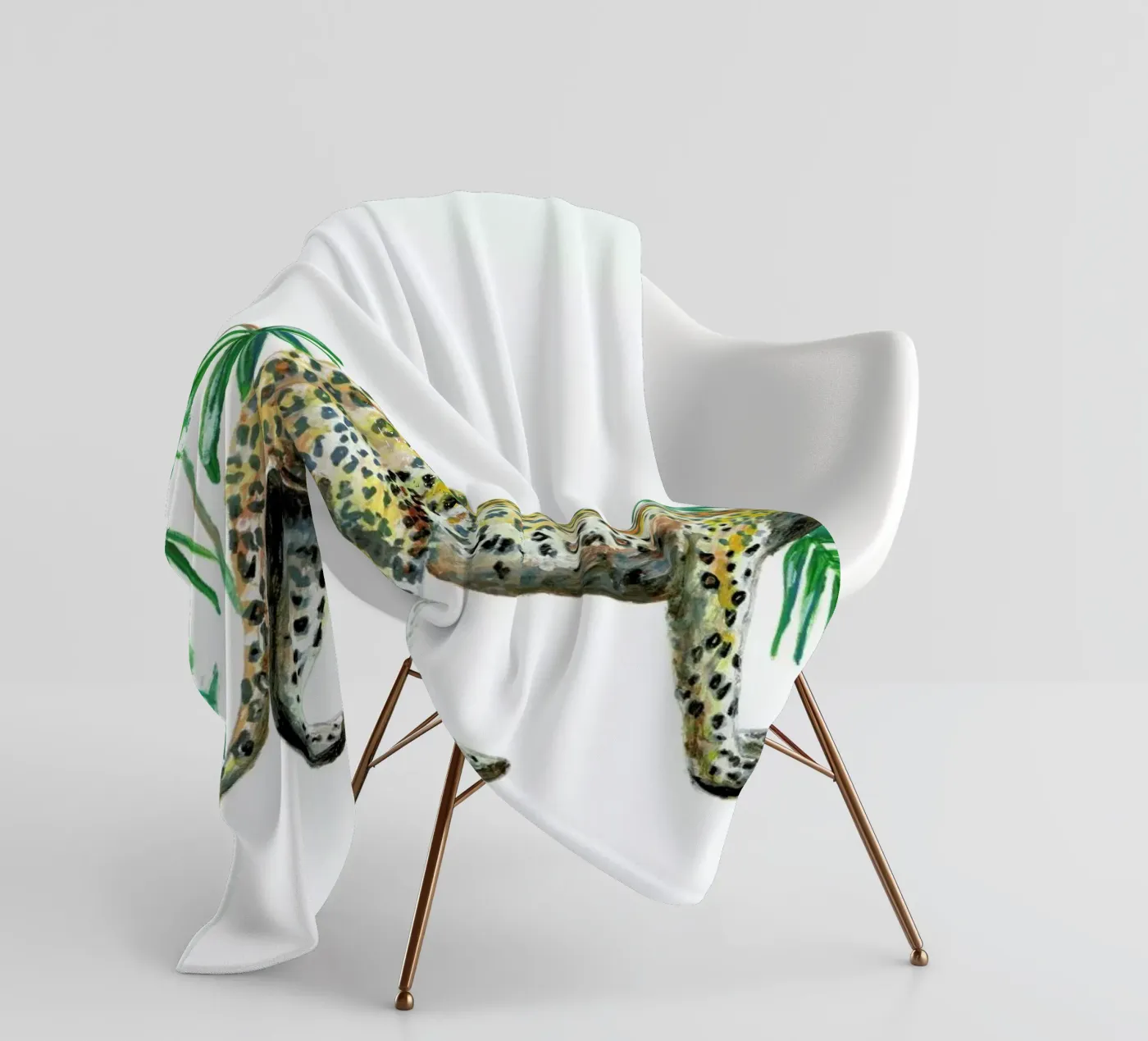 Leopard plaid polaire de Femke Zwaan