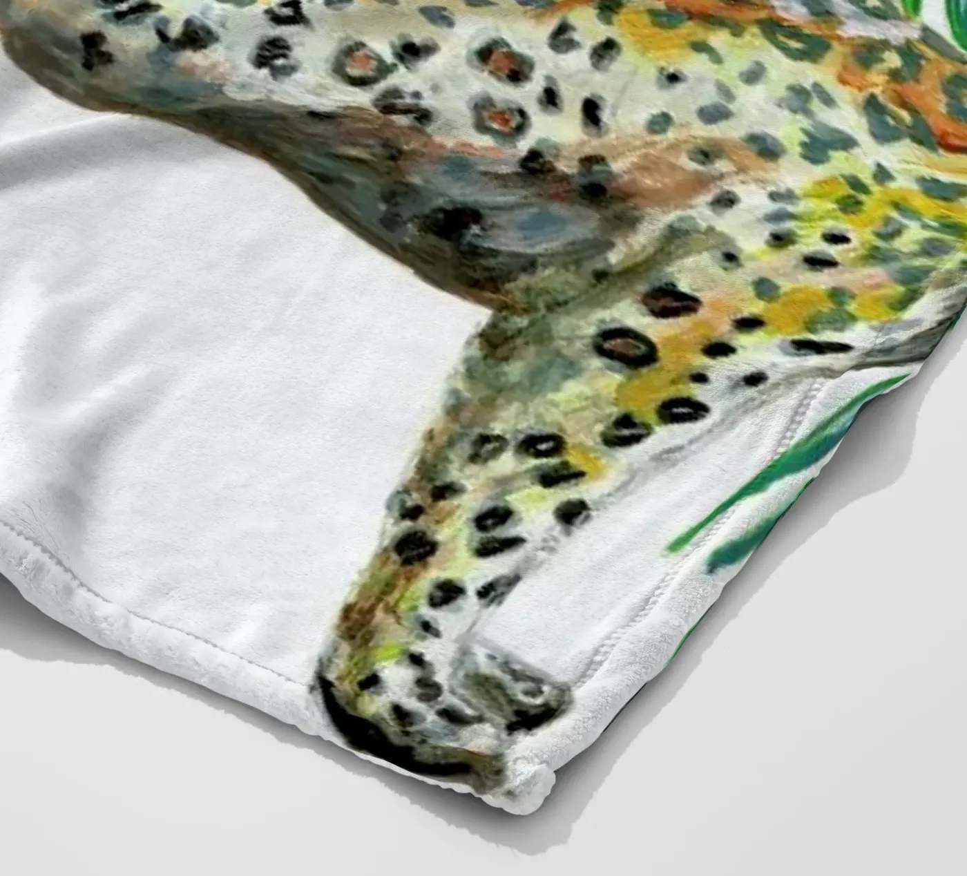 Leopard coperta in pile da Femke Zwaan