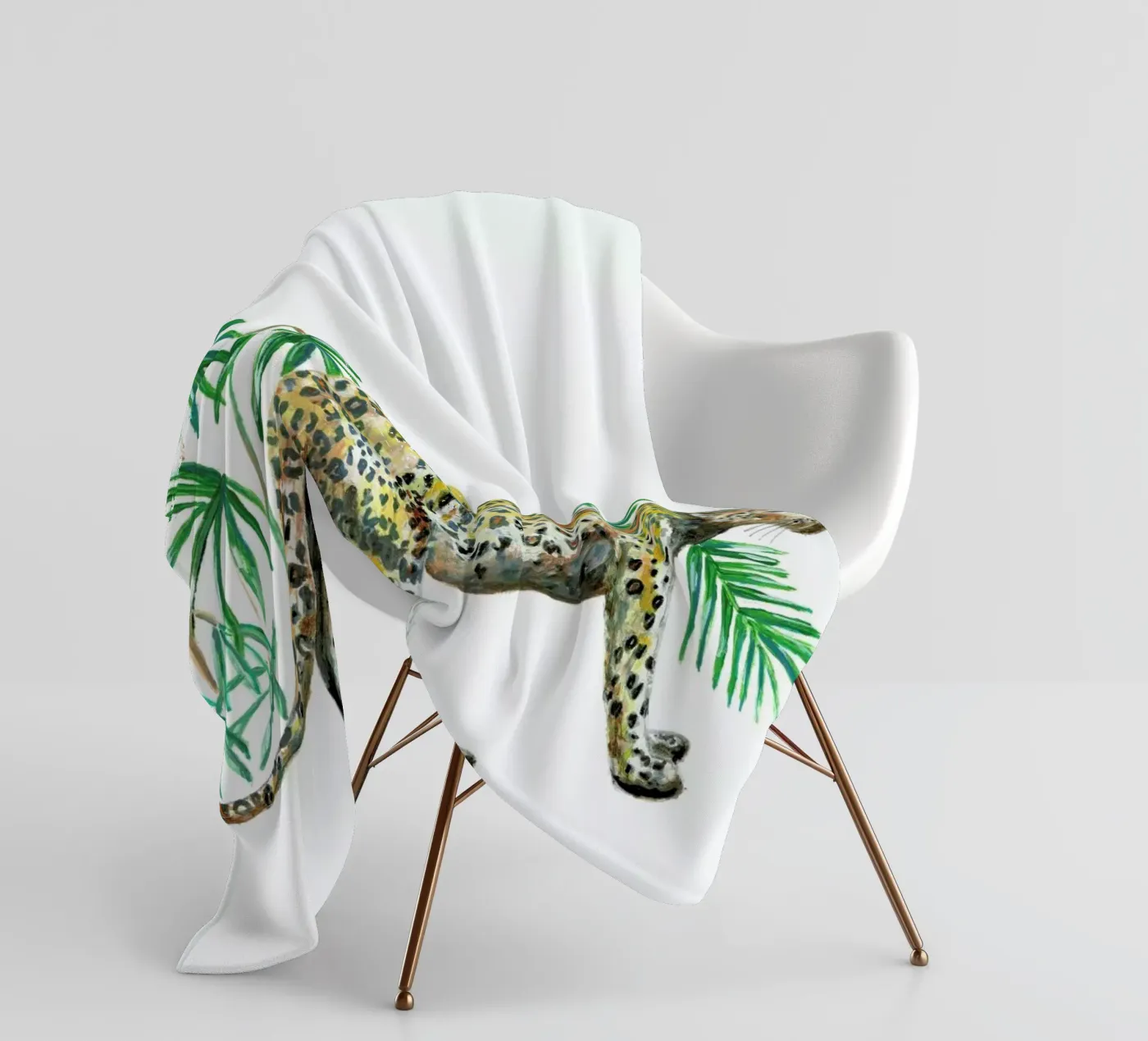 Leopard plaid polaire de Femke Zwaan