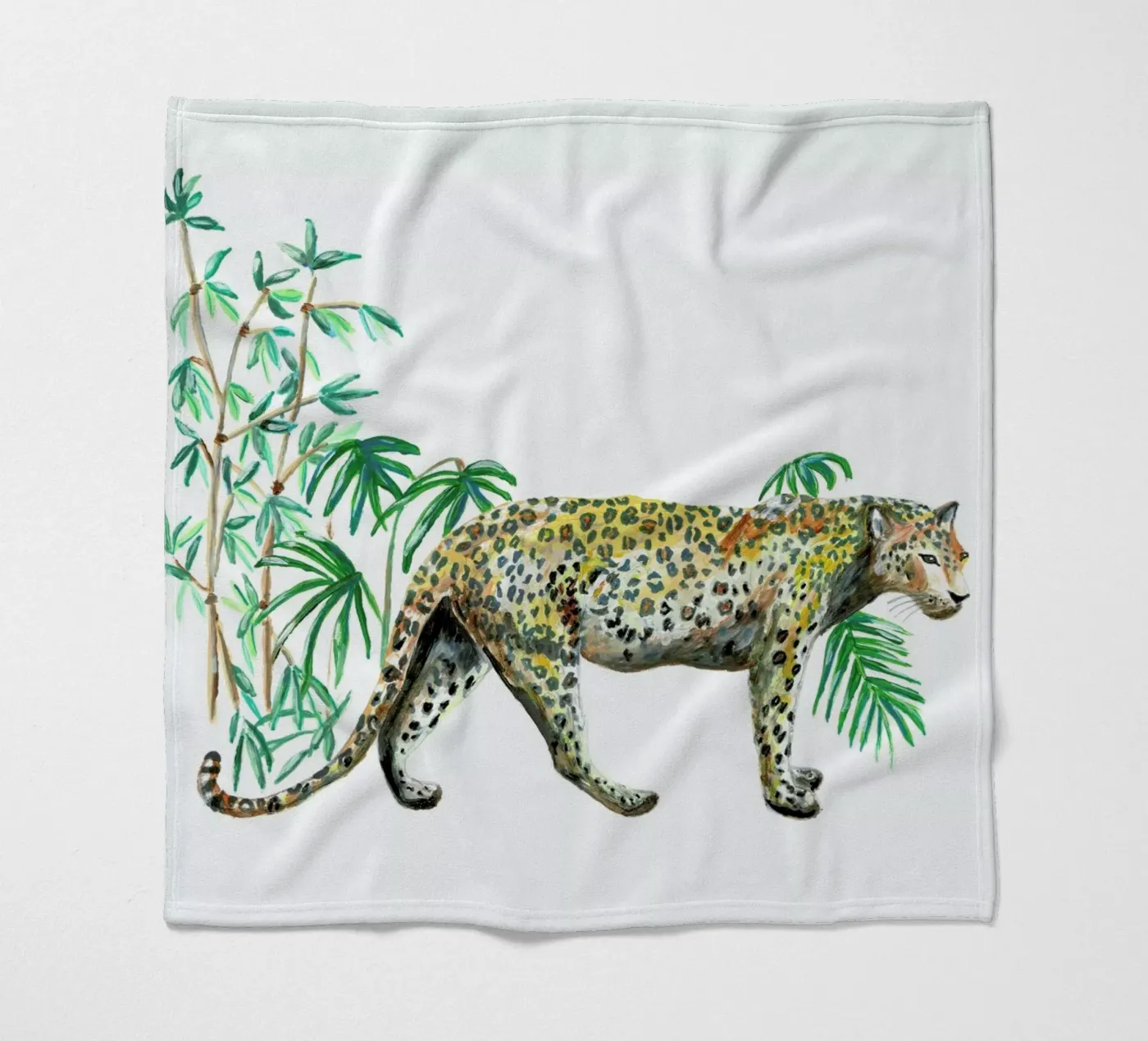 Leopard plaid polaire de Femke Zwaan