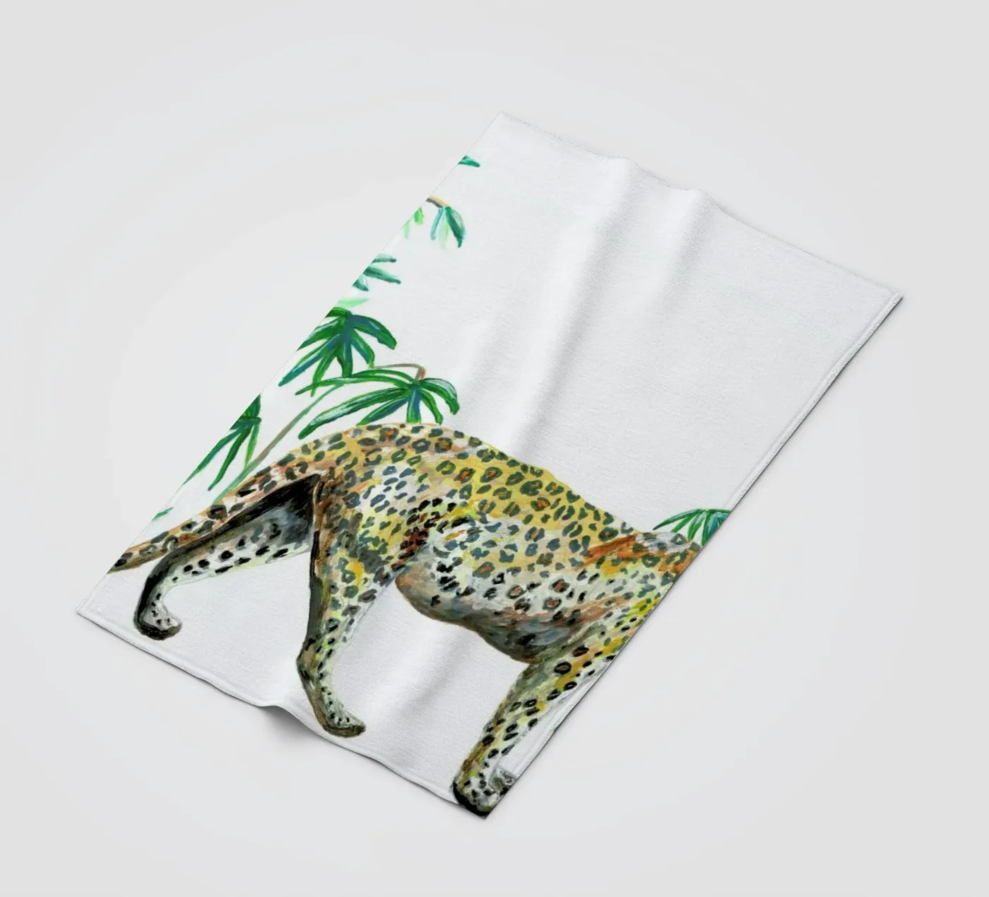 Leopard plaid polaire de Femke Zwaan