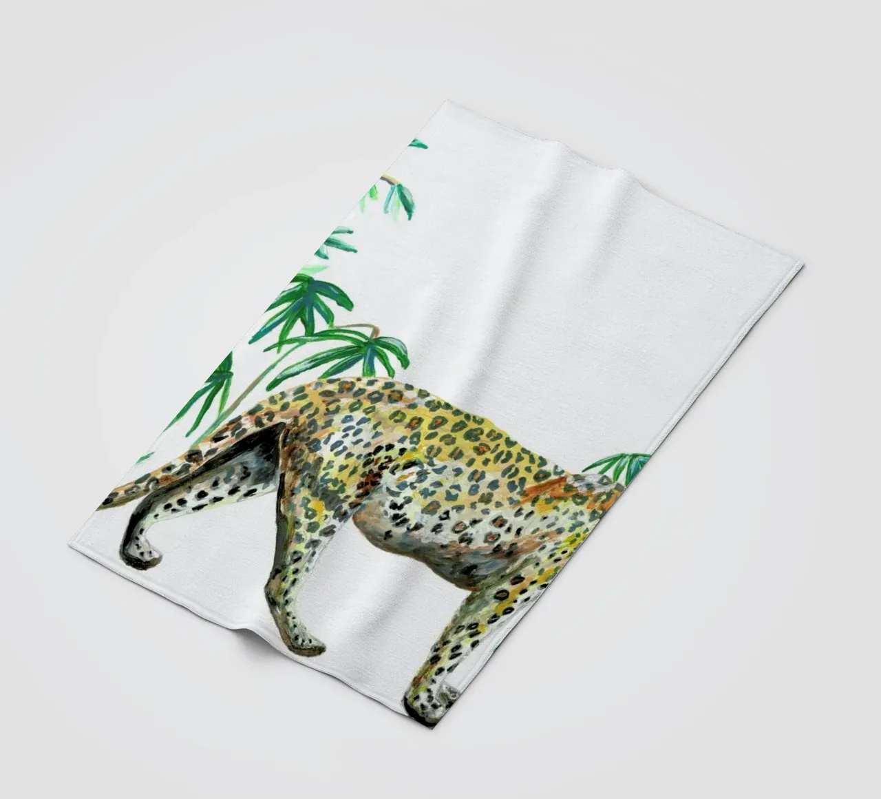 Leopard Fleecedecke von Femke Zwaan