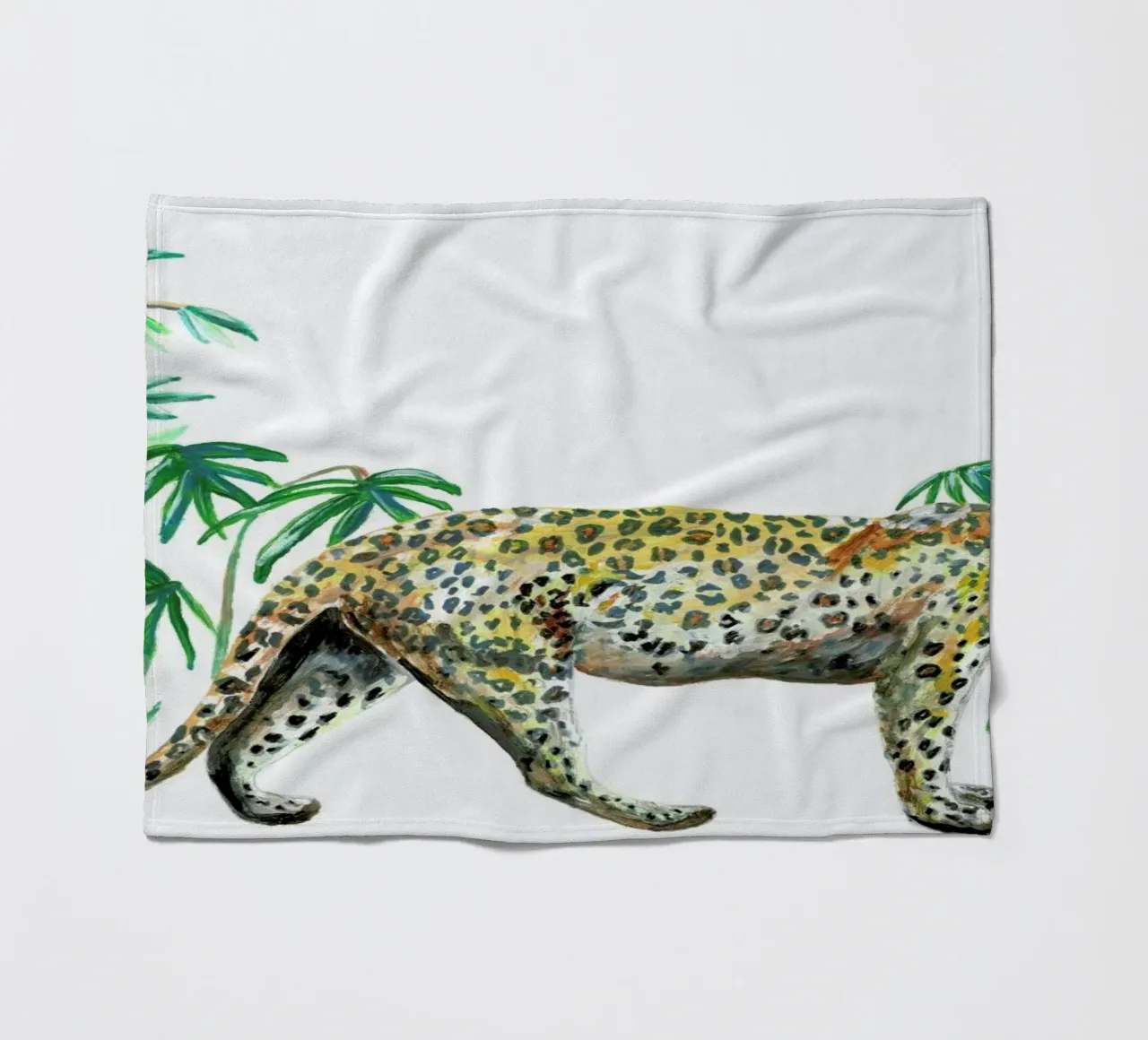 Leopard Fleecedecke von Femke Zwaan