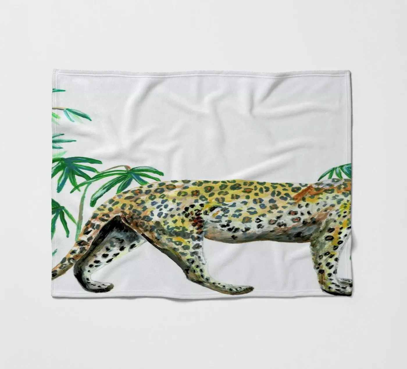 Leopard plaid polaire de Femke Zwaan