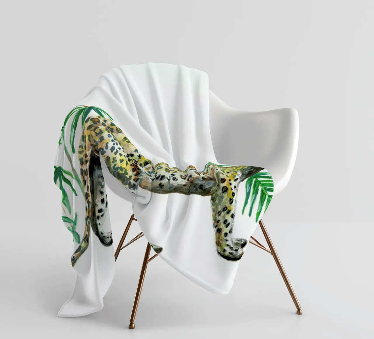 Leopard Fleecedecke von Femke Zwaan