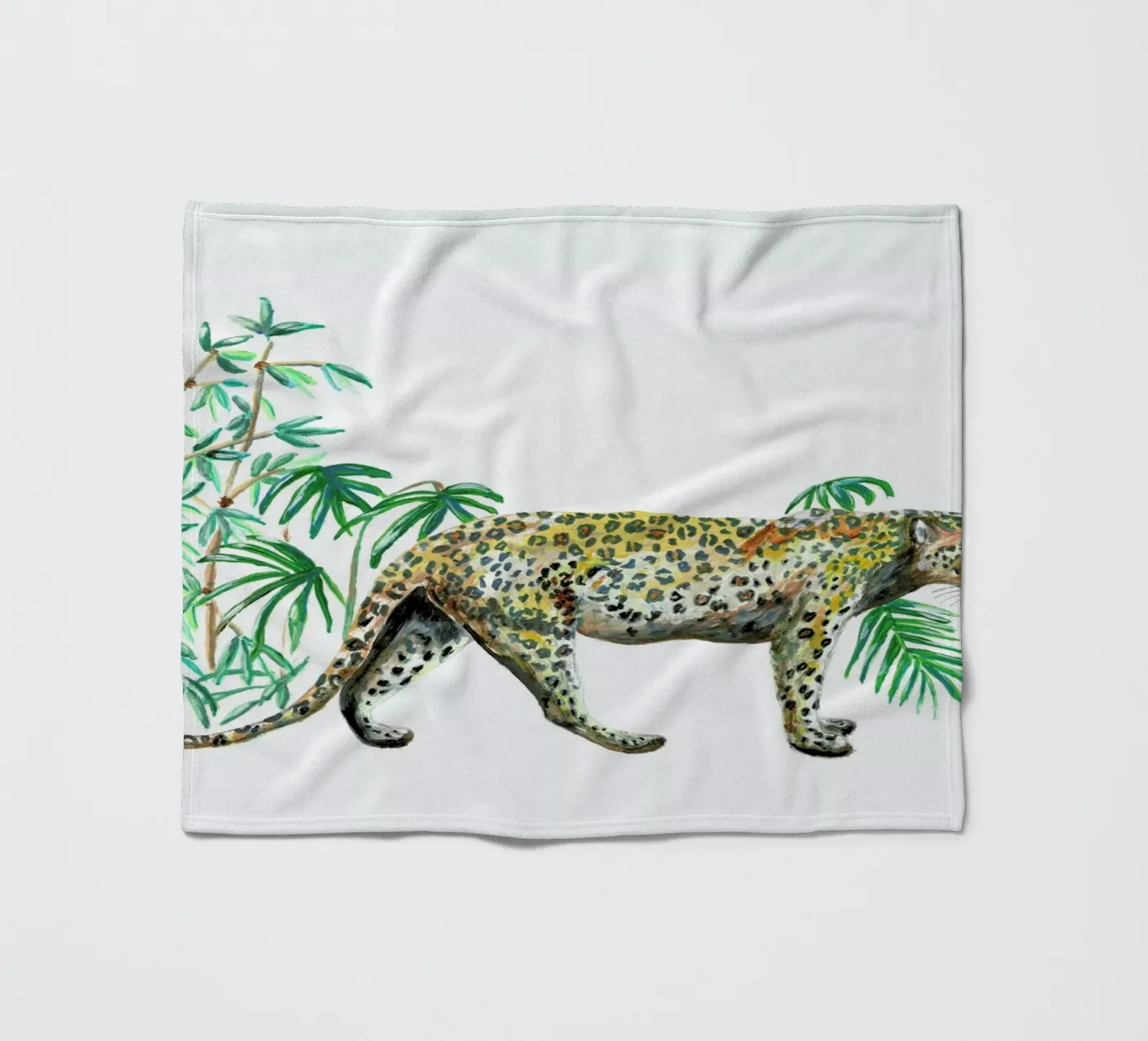 Leopard plaid polaire de Femke Zwaan