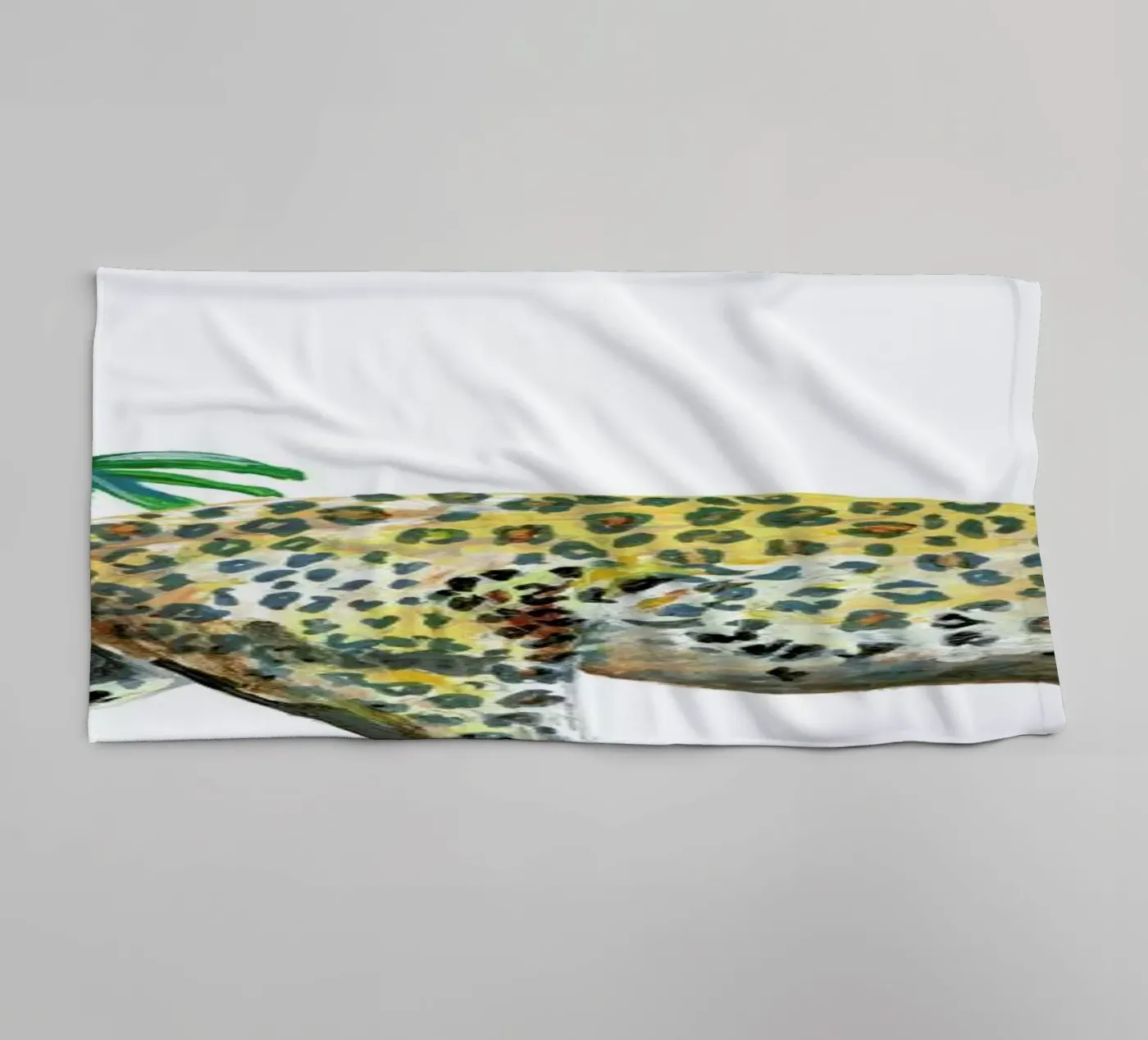 Leopard asciugamano da bagno da Femke Zwaan