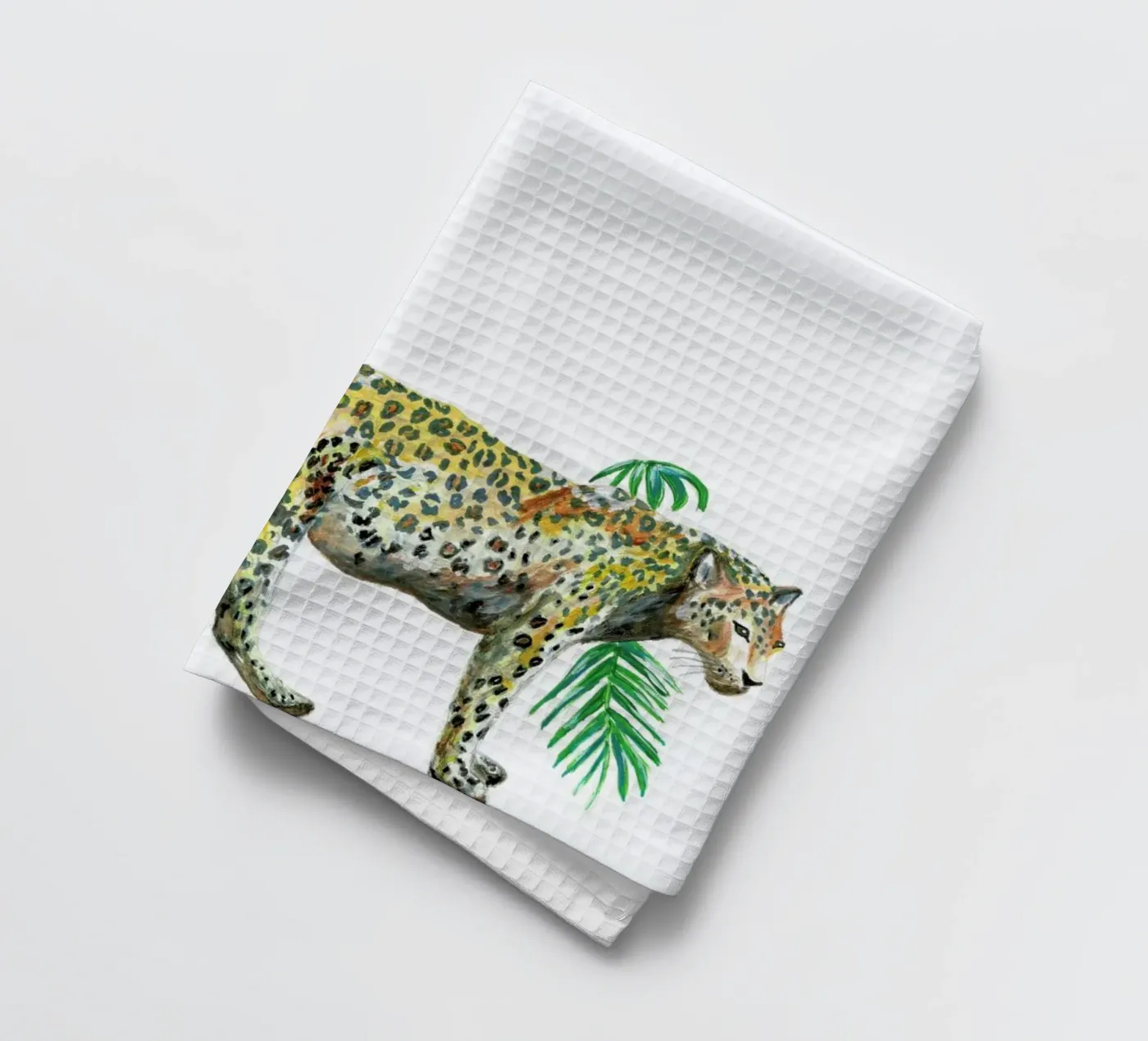 Leopard Geschirrtuch von Femke Zwaan