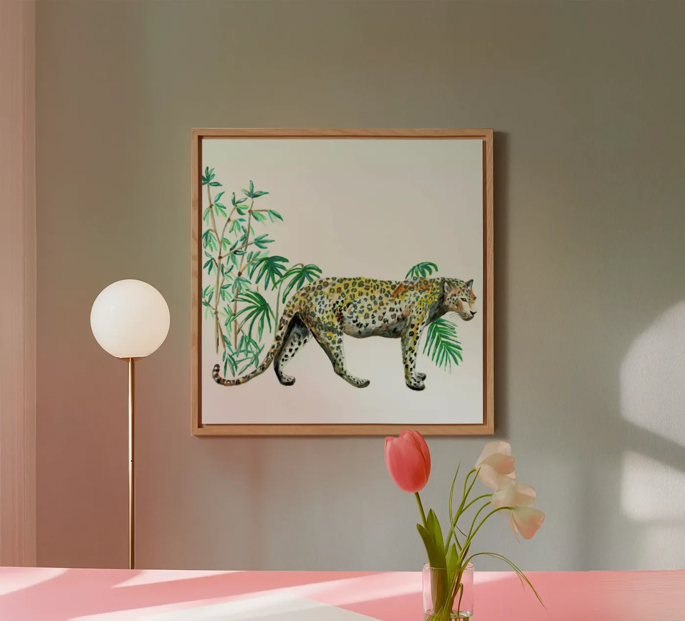 Leopard pannello forex da Femke Zwaan