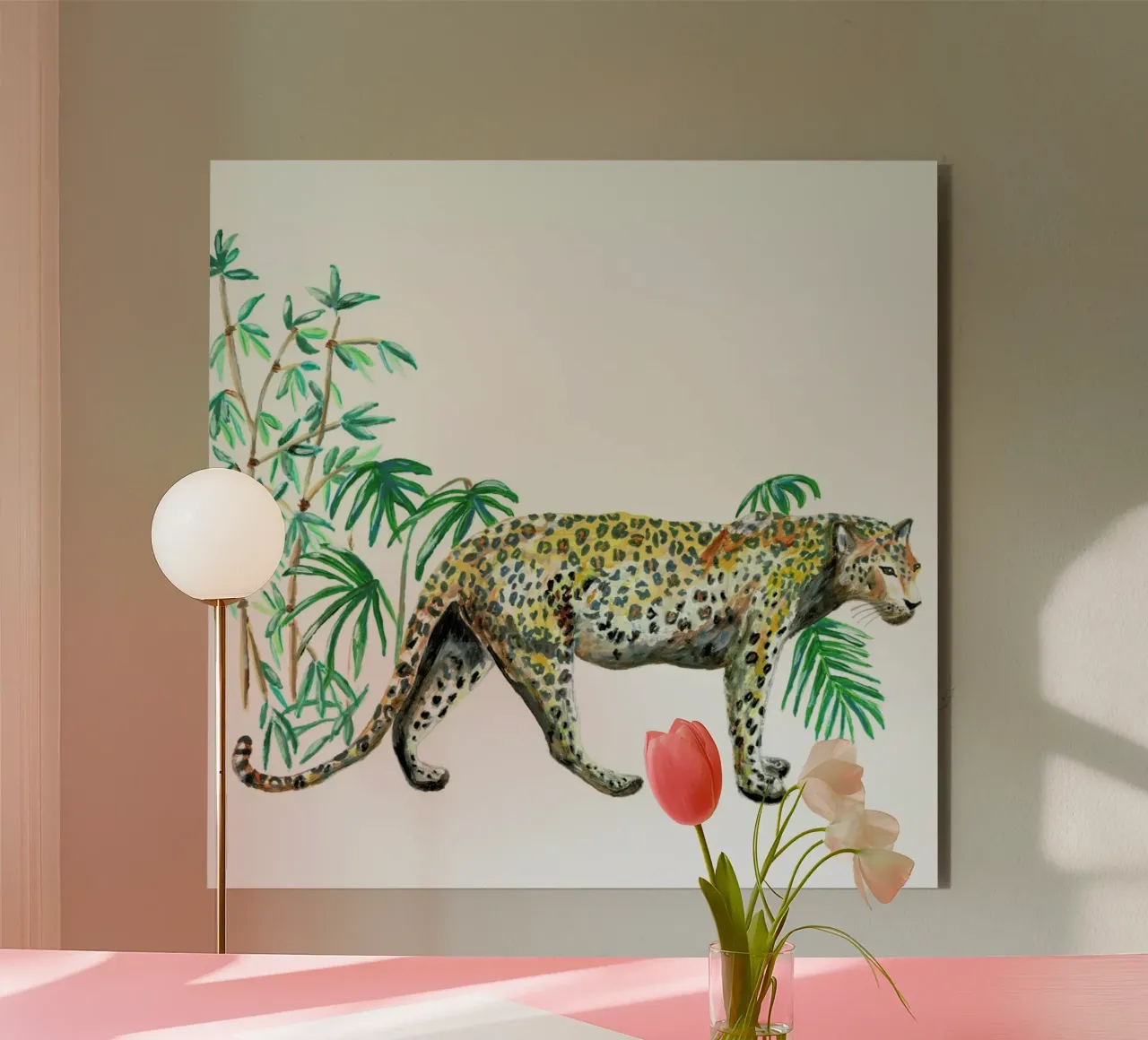 Leopard forex plate by Femke Zwaan