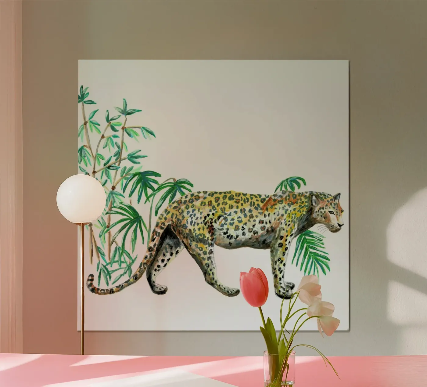 Leopard poster de Femke Zwaan