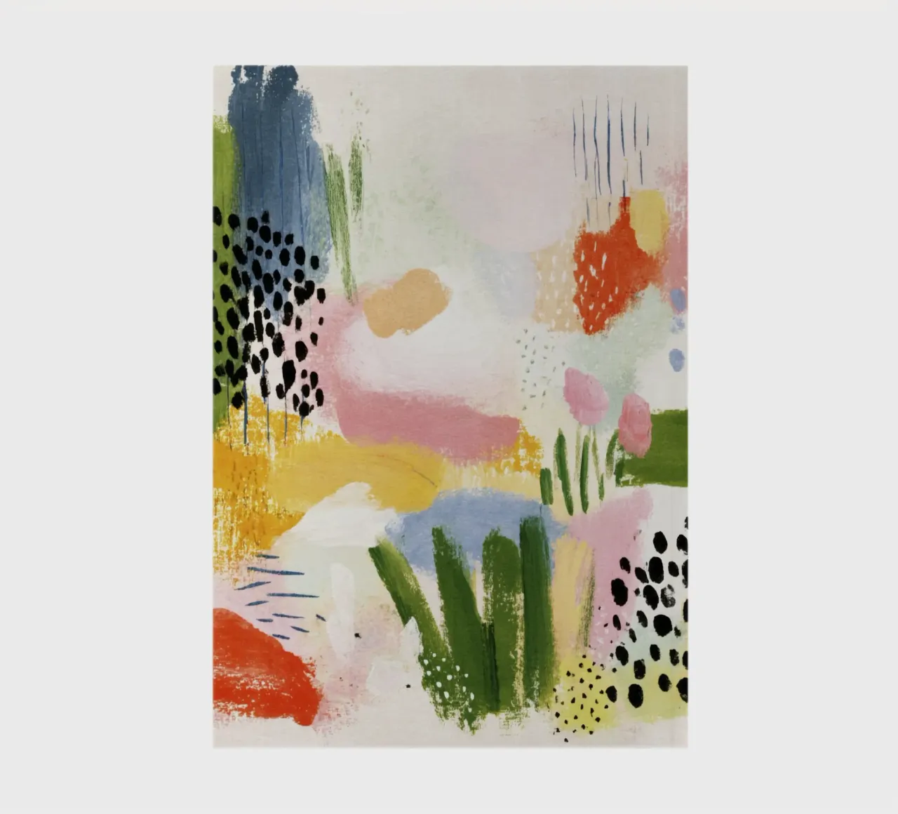 Retro Color Harmony with Organic Shapes notebook by Stilrausch