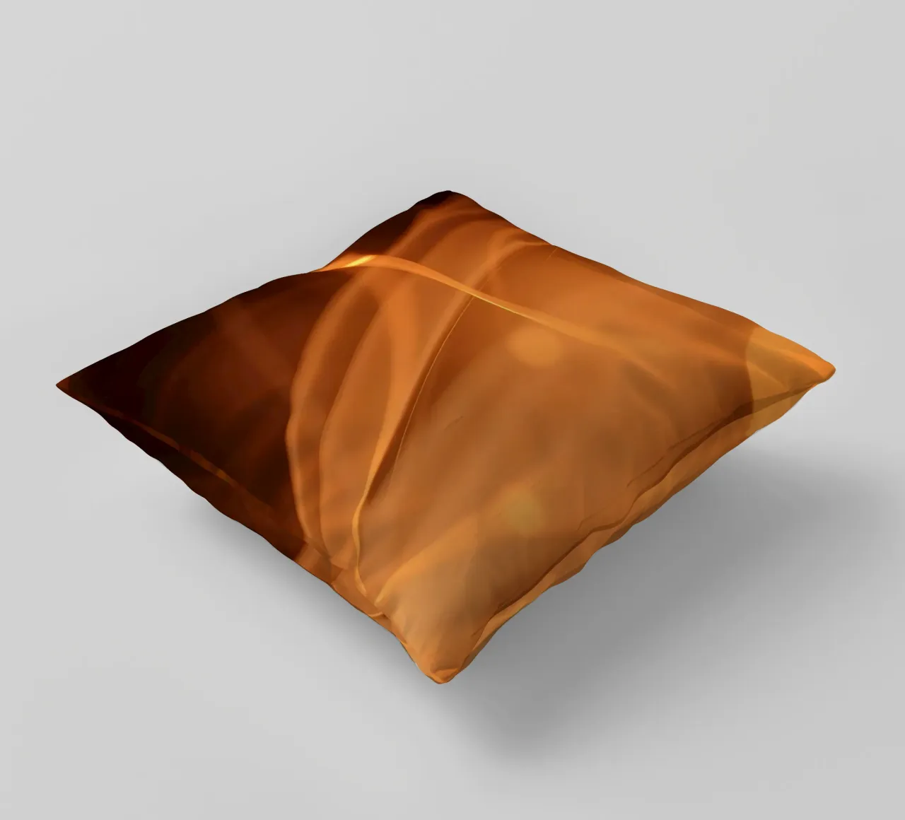 abstract orange background warm and inviting atmosphere decorative cushion by DesignDoodle