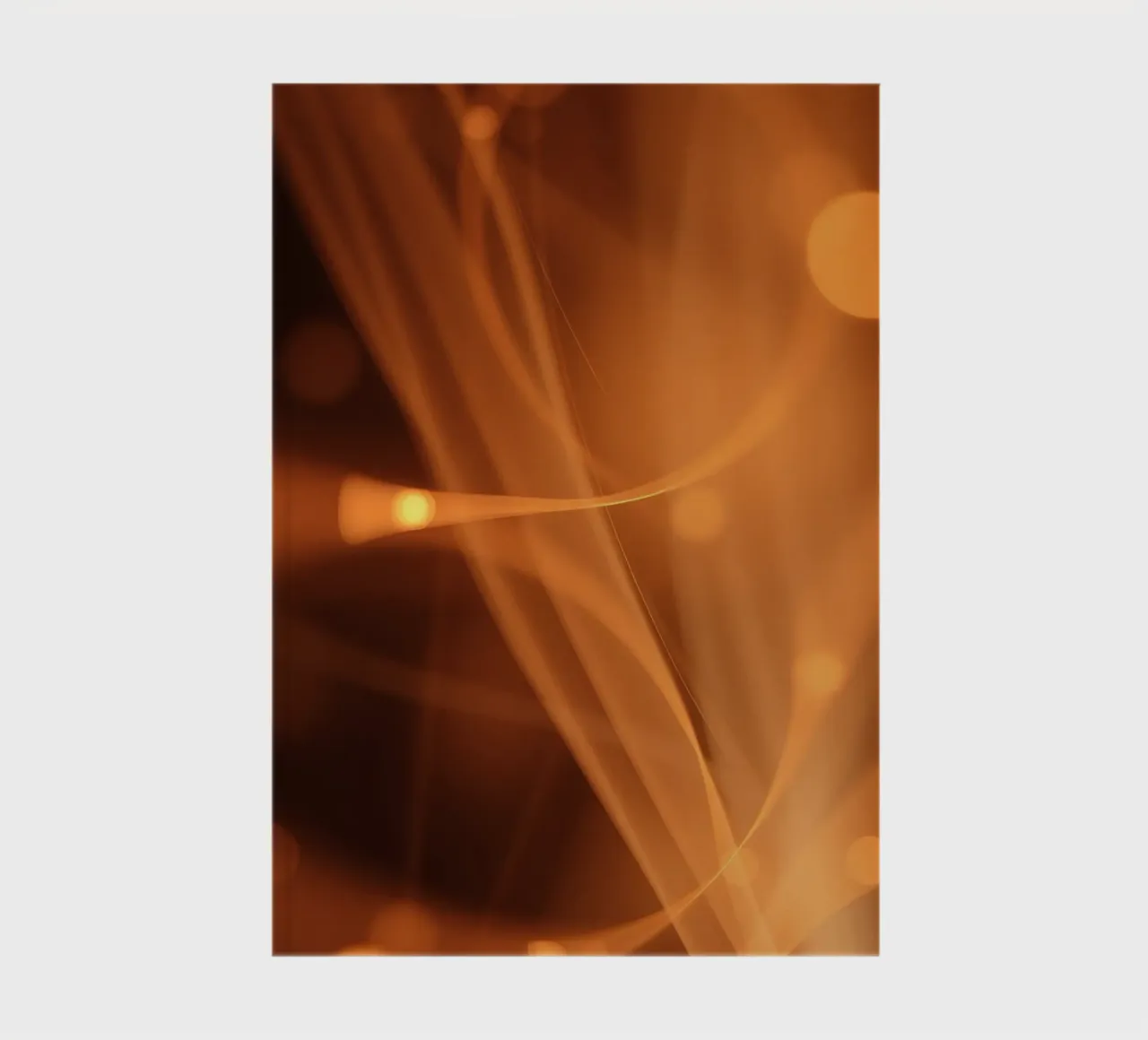 abstract orange background warm and inviting atmosphere notebook by DesignDoodle