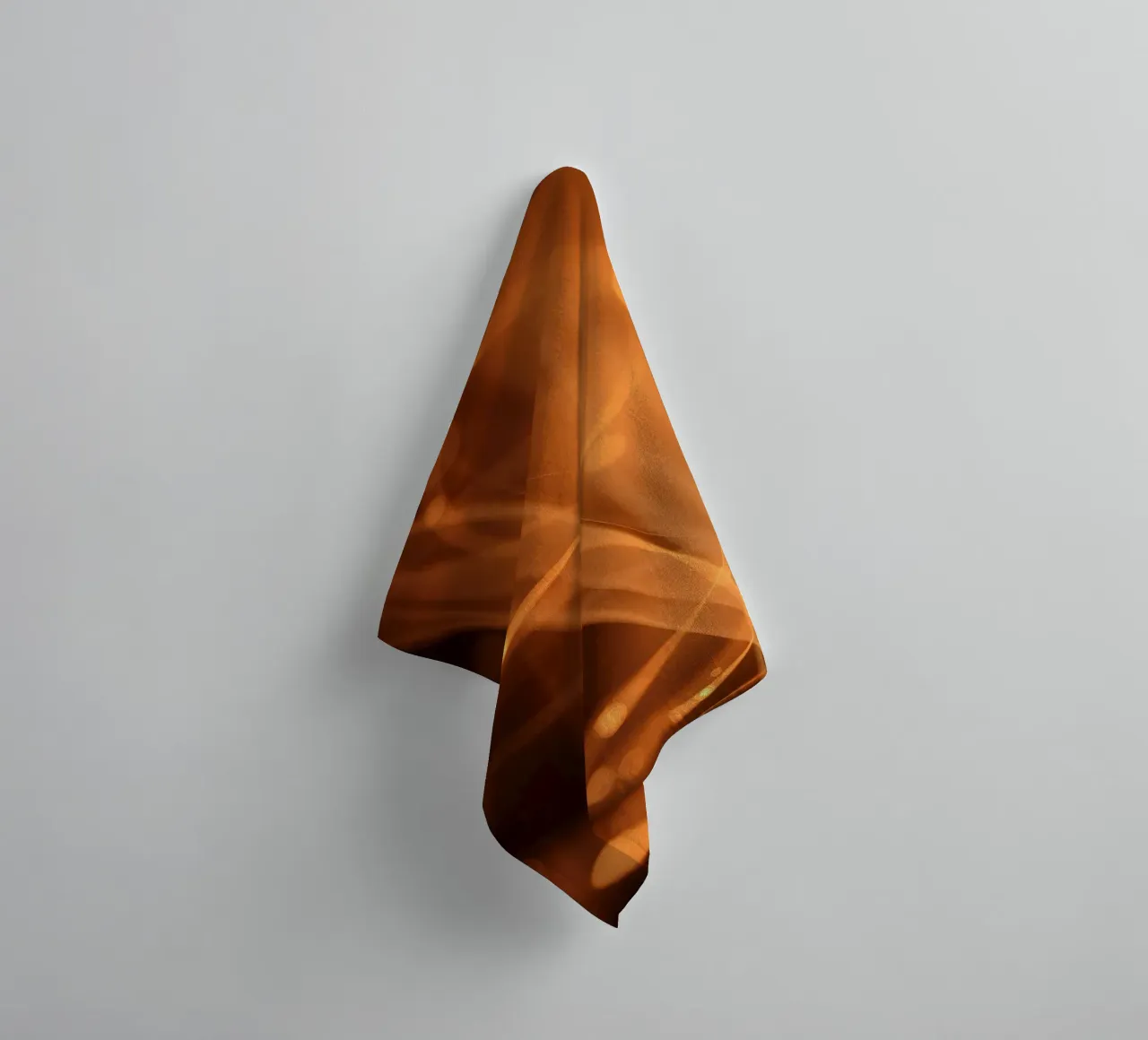 abstract orange background warm and inviting atmosphere towel by DesignDoodle