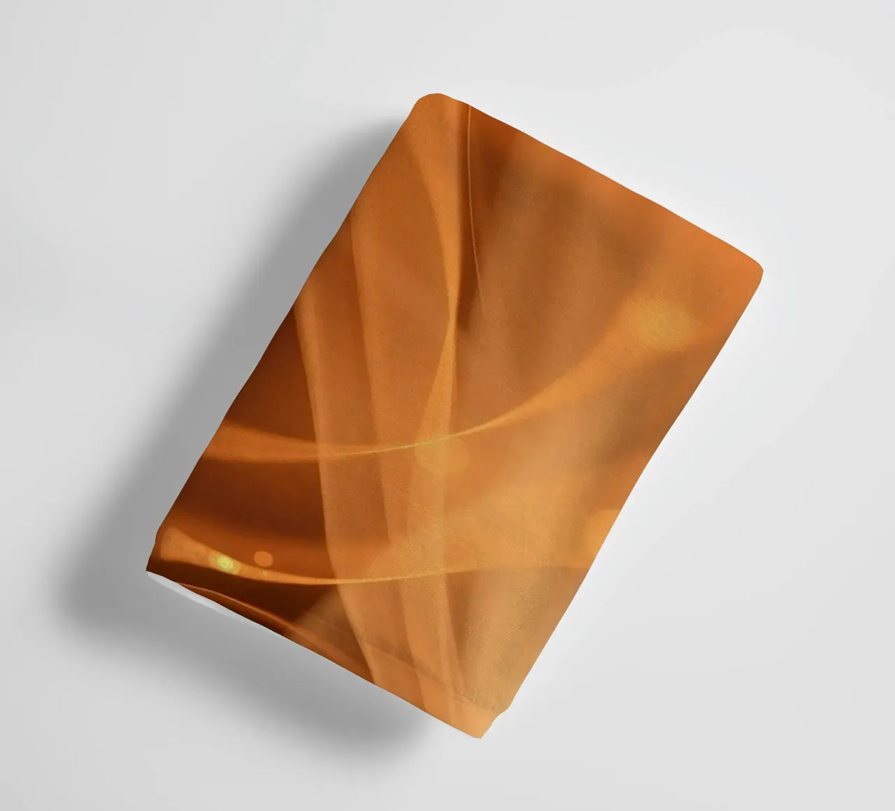 abstract orange background warm and inviting atmosphere towel by DesignDoodle