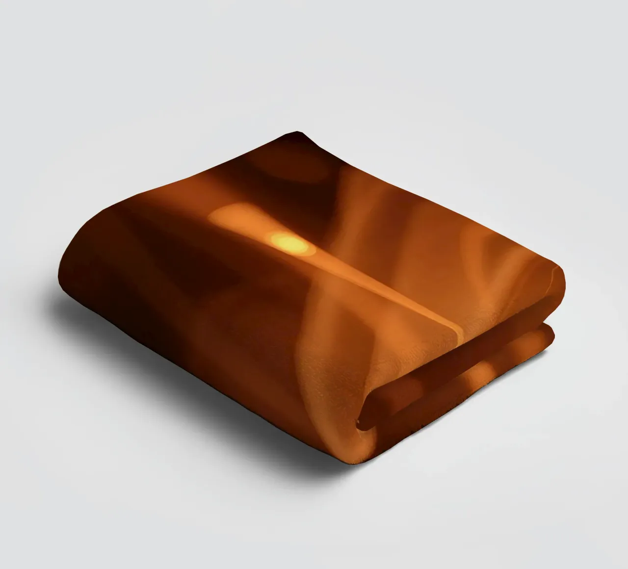 abstract orange background warm and inviting atmosphere towel by DesignDoodle