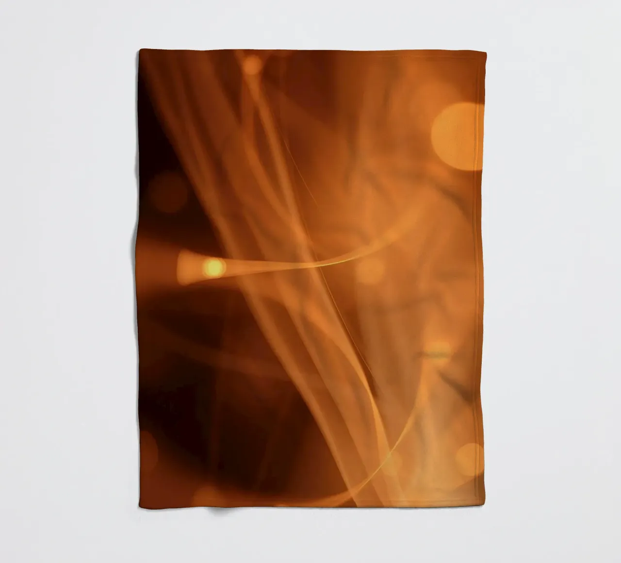 sfondo astratto arancione atmosfera calda e invitante coperta in pile da DesignDoodle