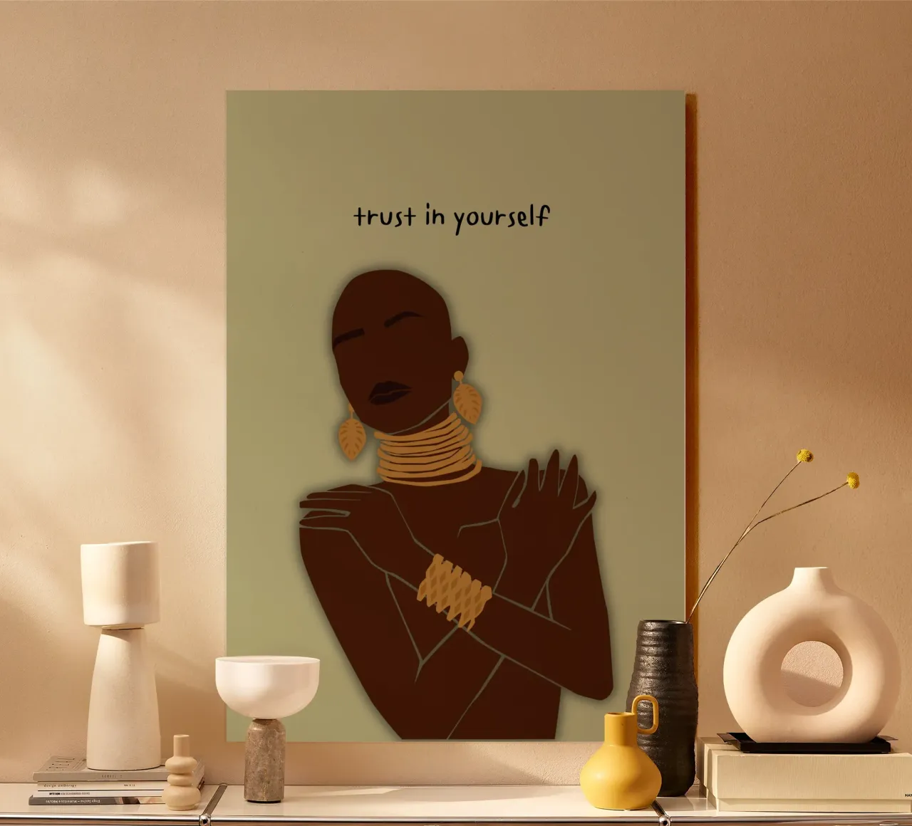 trust in yourself alluminio dibond da AESTHETIC VIBES by Isabel