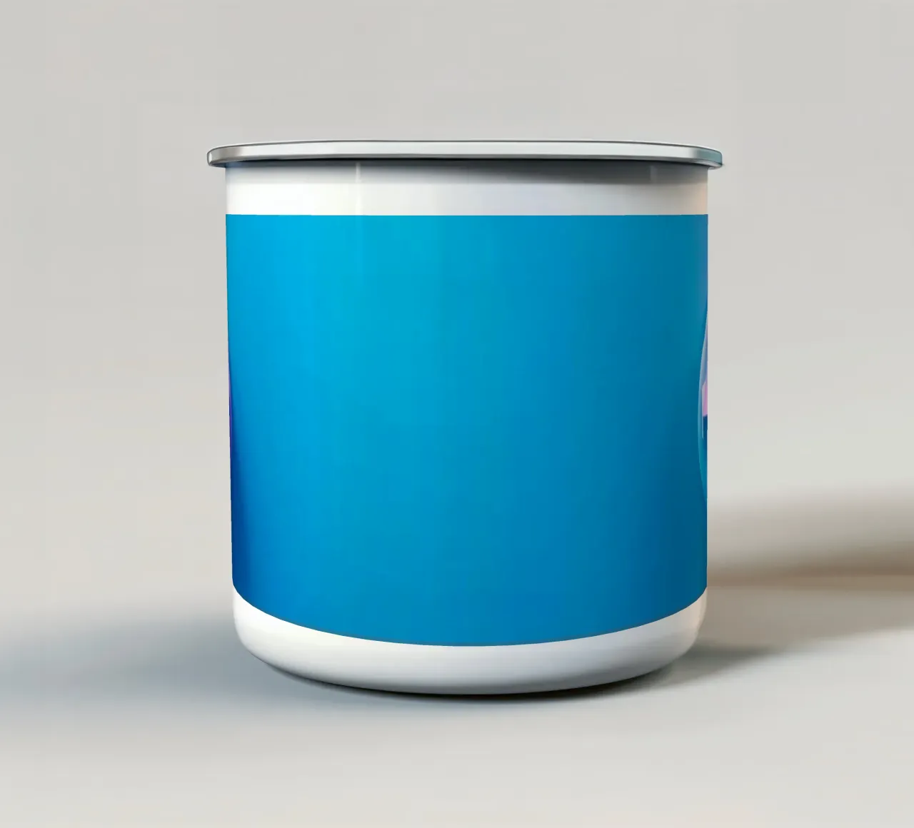 Carta da parati astratta con forme geometriche in blu tazza in smalto da DesignDoodle
