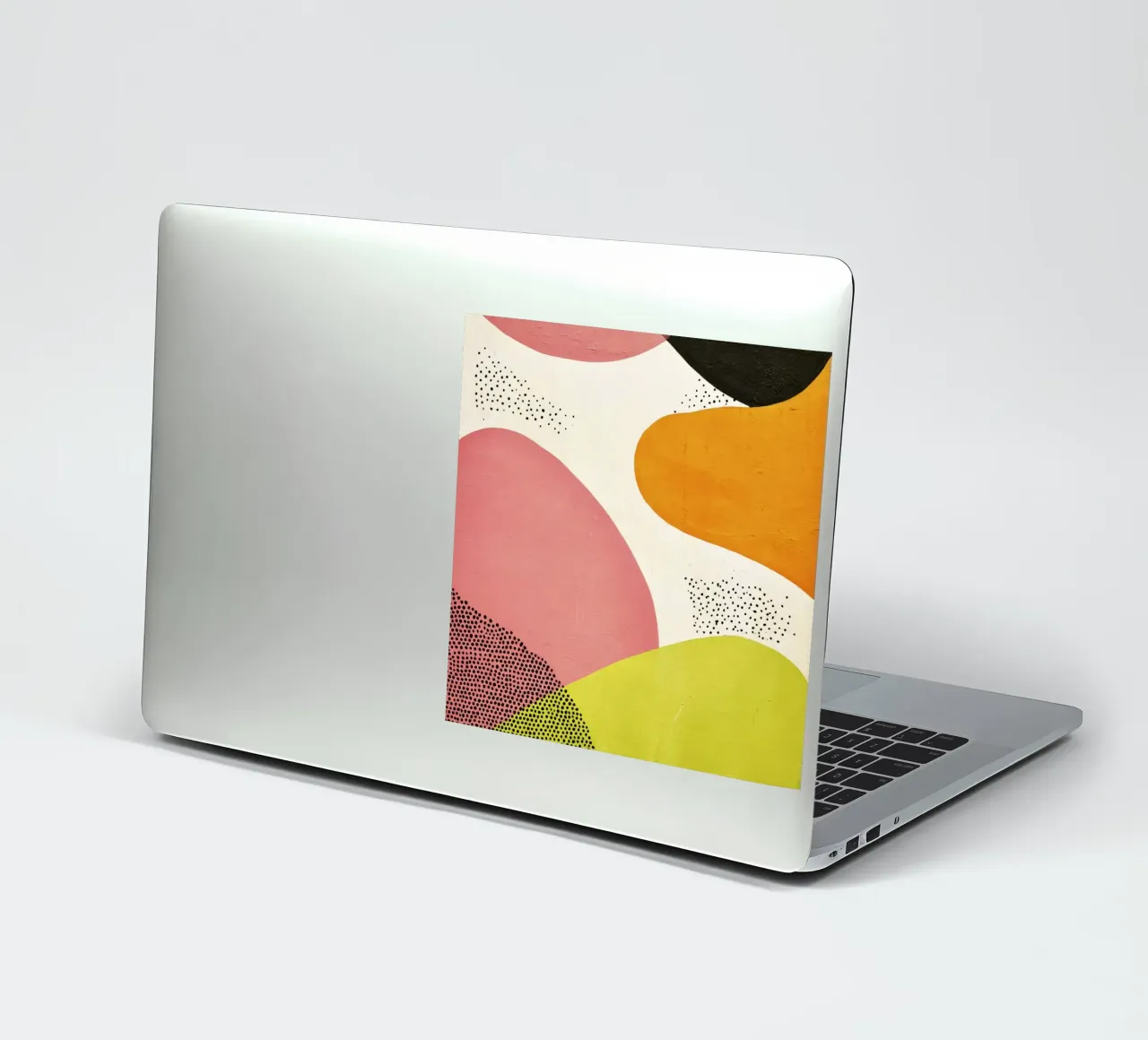 Abstract Form Harmony in Art Deco Retro Palette sticker by Stilrausch