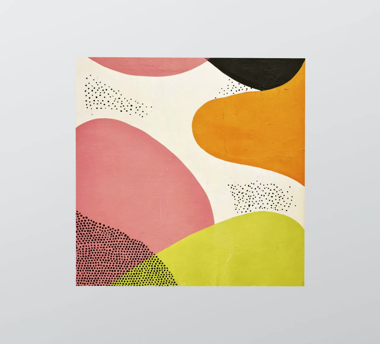 Abstract Form Harmony in Art Deco Retro Palette sticker by Stilrausch