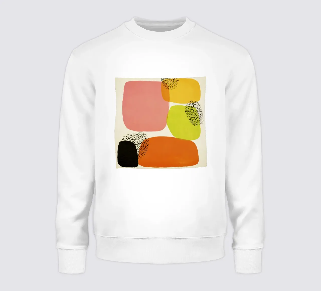 Abstrakte Retro-Form-Komposition im Mid-Century-Stil Sweatshirt von Stilrausch