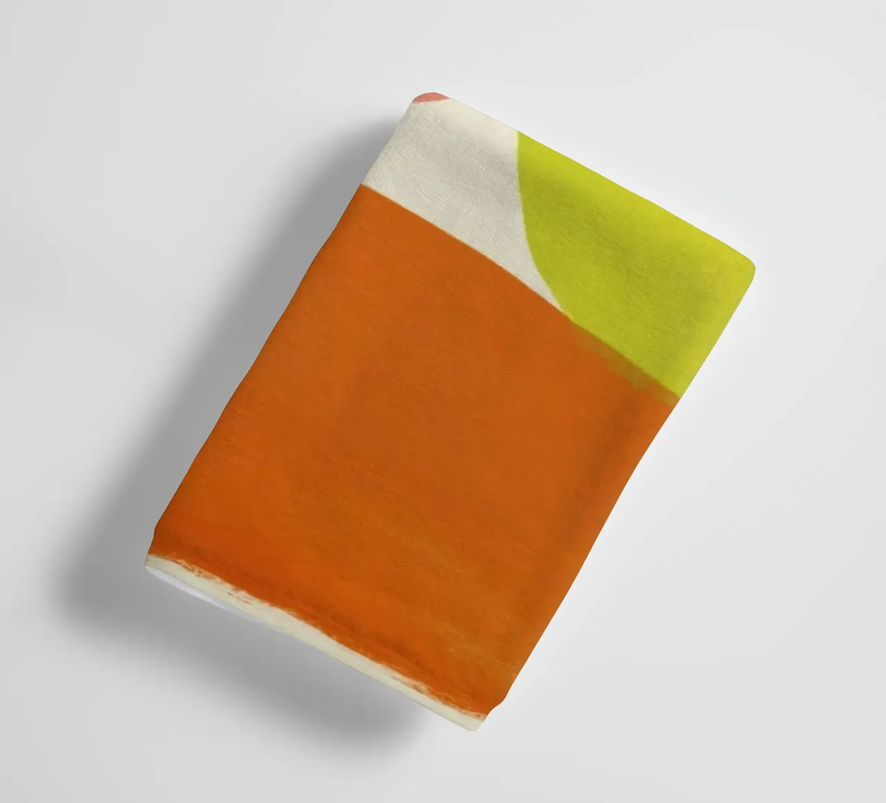 Abstrakte Retro-Form-Komposition im Mid-Century-Stil Handtuch von Stilrausch