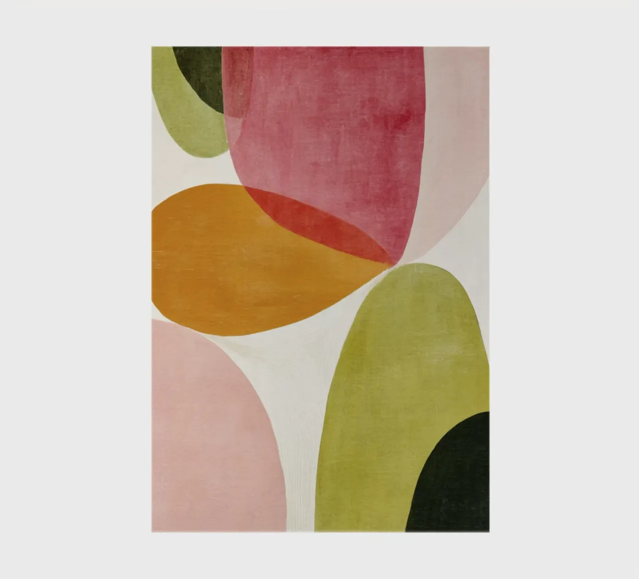 Abstract Form Composition in Retro Hues notebook by Stilrausch