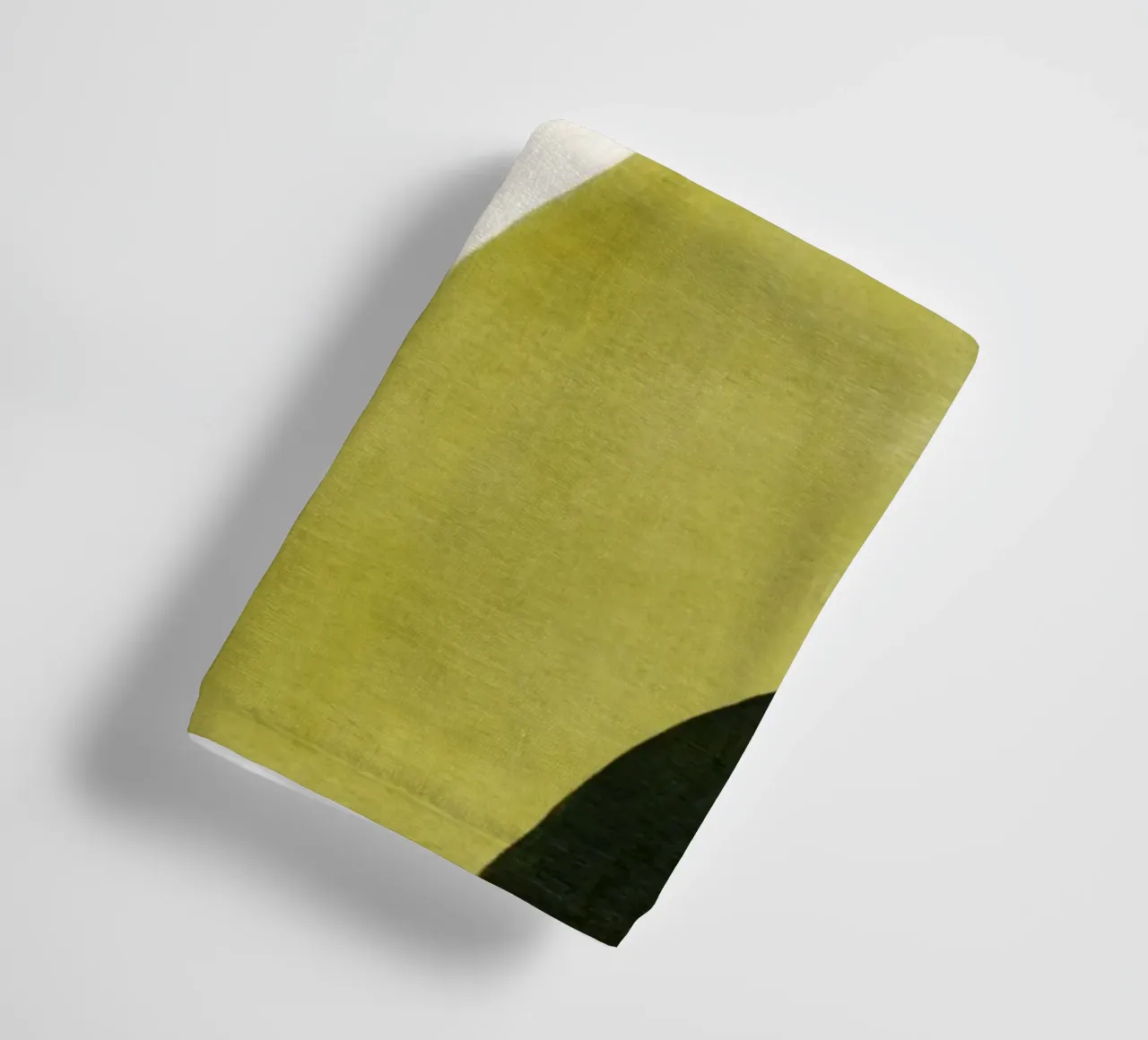Abstrakte Formkomposition in Retro-Farben Handtuch von Stilrausch