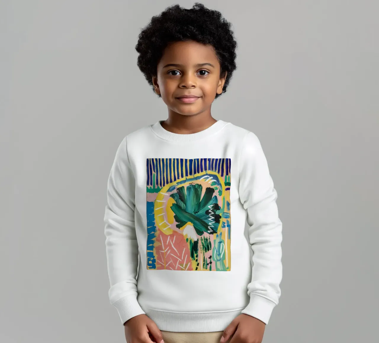 Scoppio del pennacchio tropicale felpa bambino da Sublime Layers