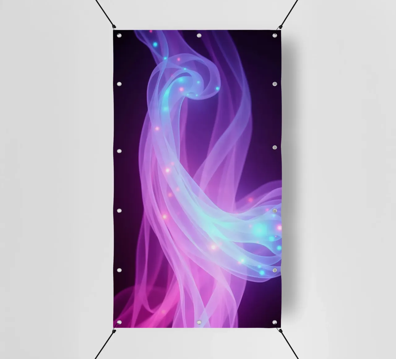 abstract light patterns swirling through space pvc cover by DesignDoodle