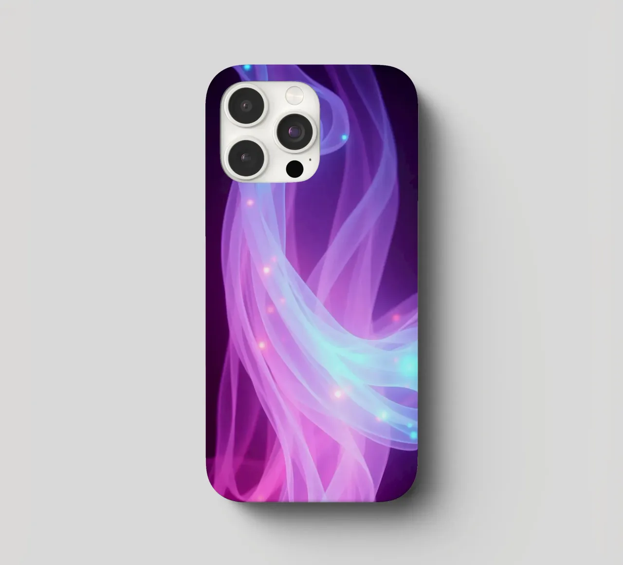 abstract light patterns swirling through space iphone case by DesignDoodle