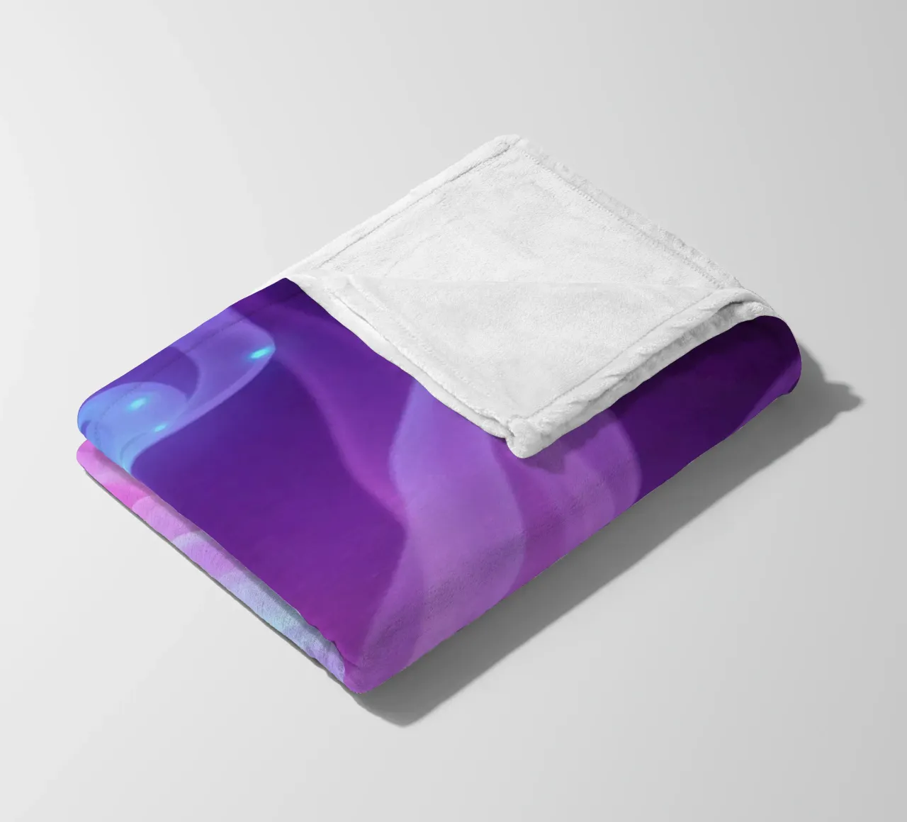 abstract light patterns swirling through space fleece blanket by DesignDoodle