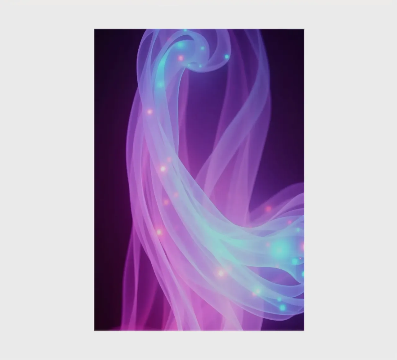 abstract light patterns swirling through space notebook by DesignDoodle