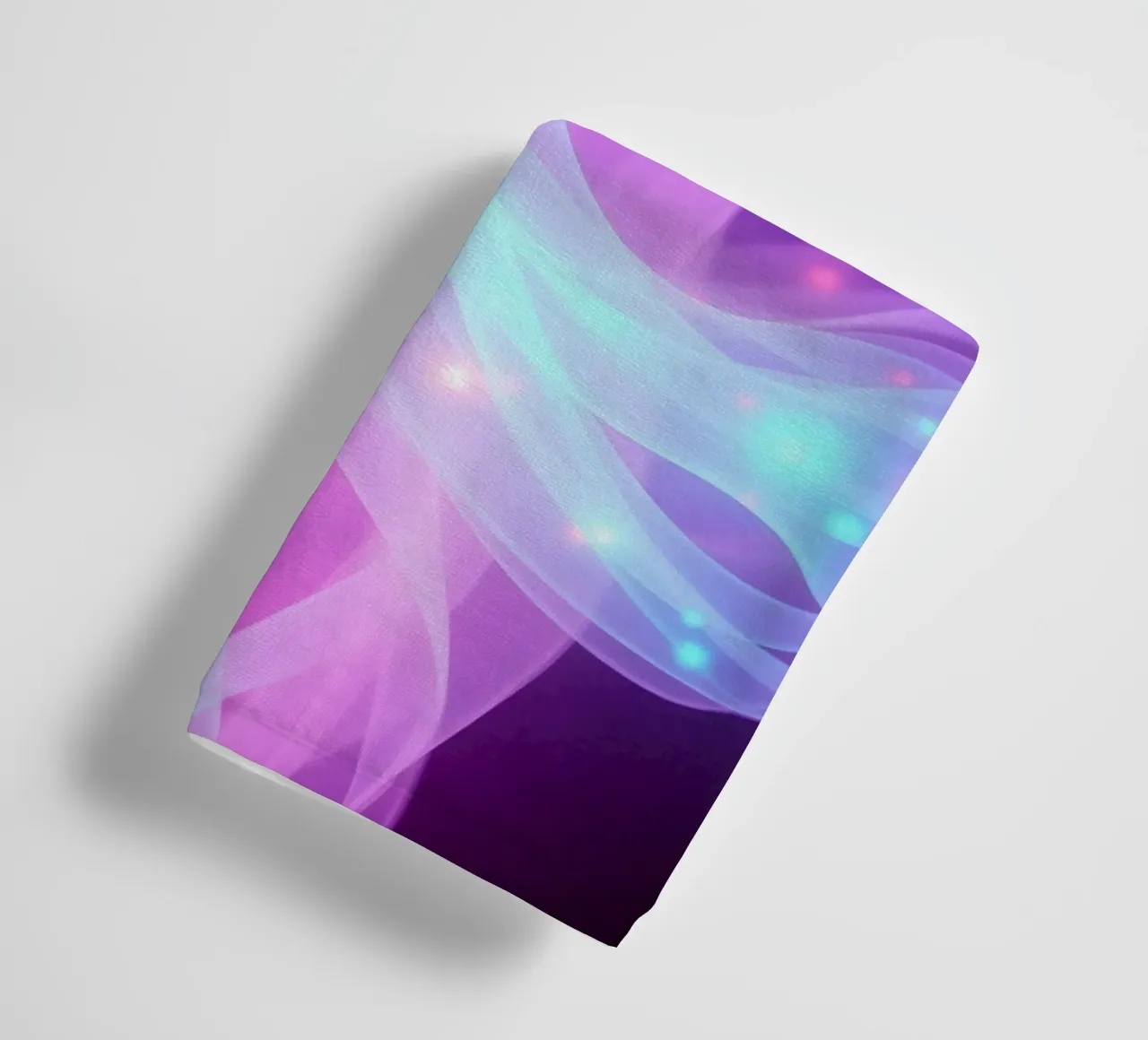 abstract light patterns swirling through space towel by DesignDoodle