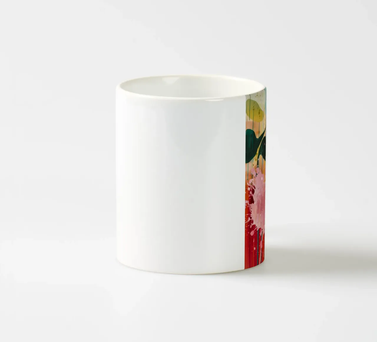 Fioritura a cascata cremisi tazza in ceramica da Sublime Layers