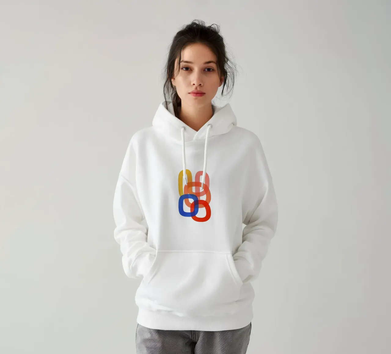 Abstract - Flow Form Series hoodie van SMPLE