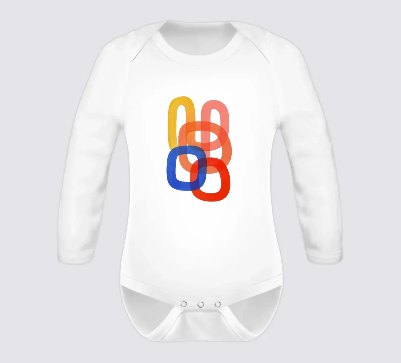 Abstract - Flow Form Series body neonato maniche lunghe da SMPLE