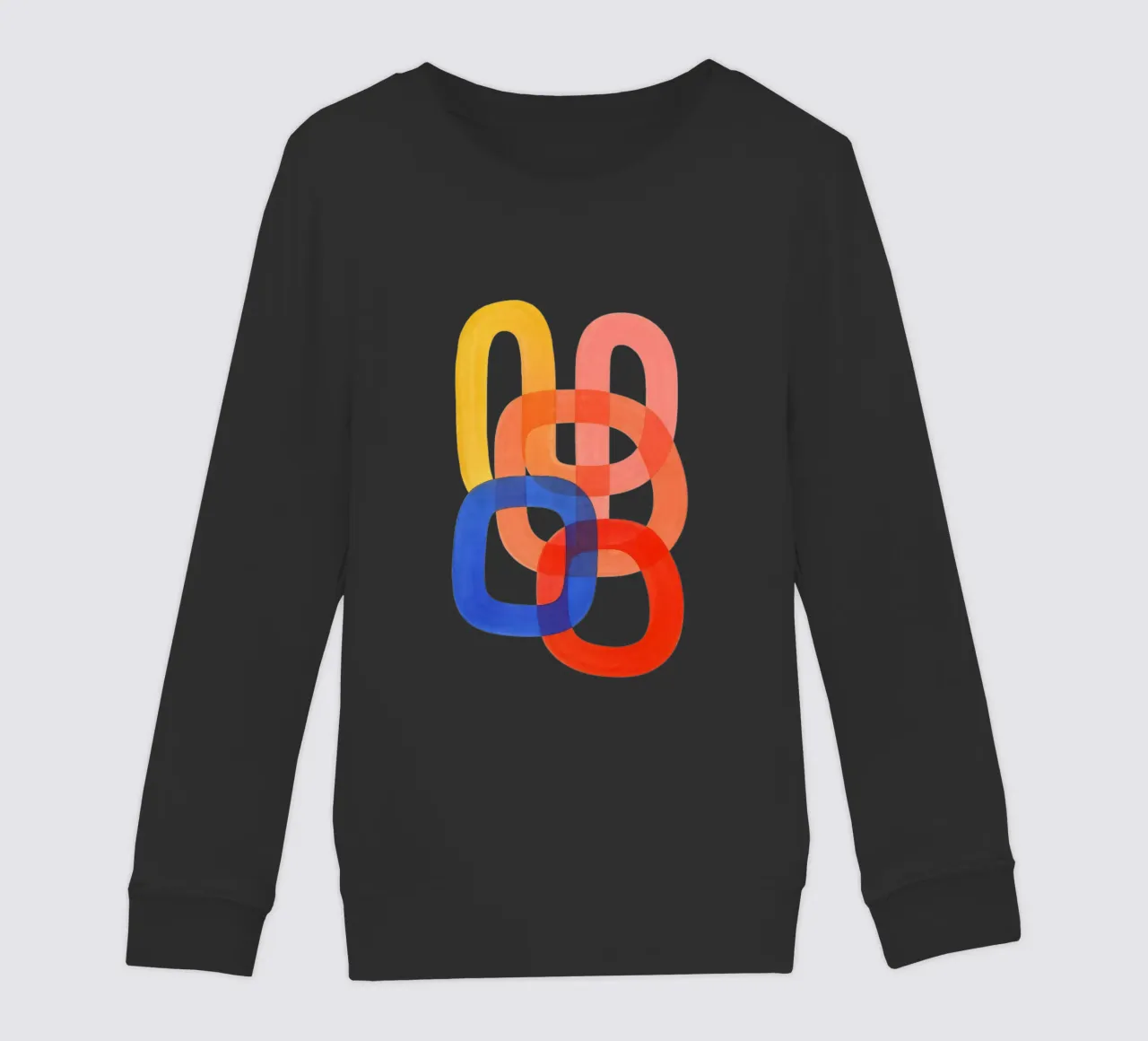 Abstract - Flow Form Series felpa bambino da SMPLE