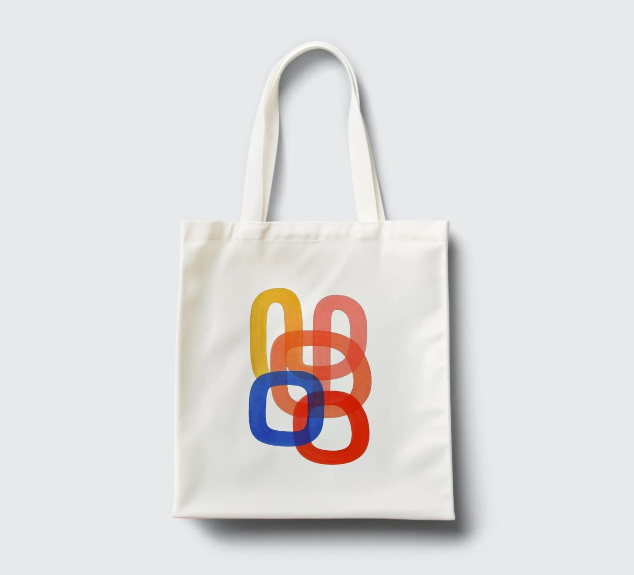 Abstract - Flow Form Series borsa in juta da SMPLE