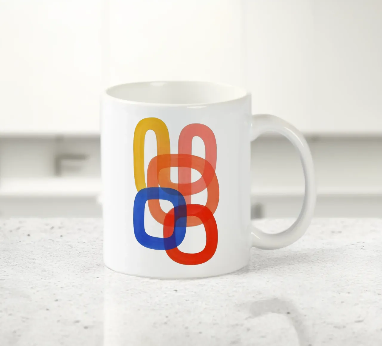Abstract - Flow Form Series Keramik Tasse von SMPLE