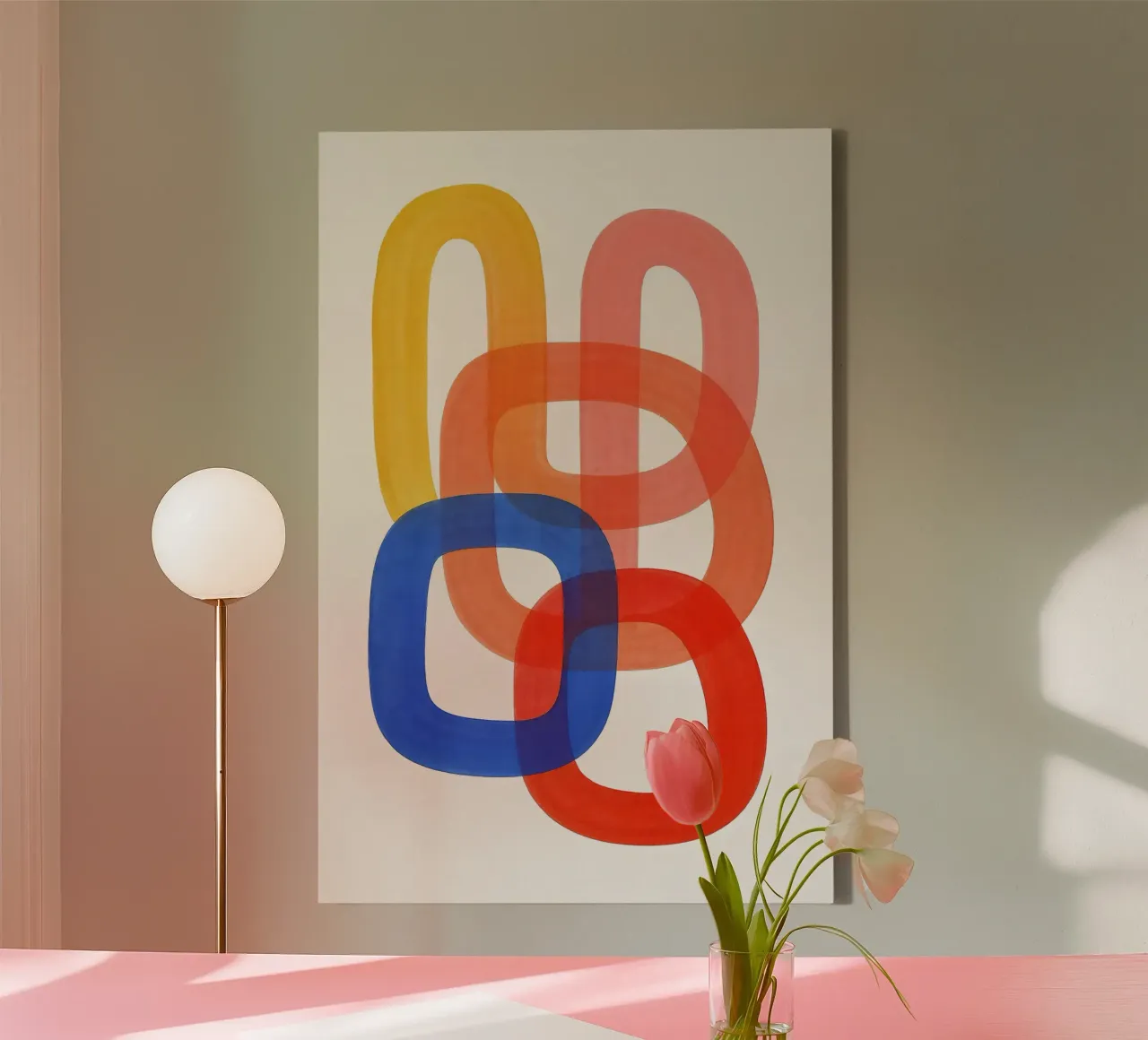 Abstract - Flow Form Series tela da SMPLE