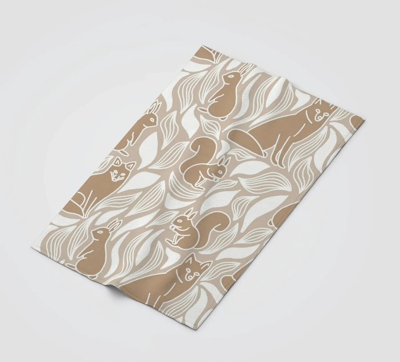 NUDE FOREST Fleecedecke von Lauretti Print