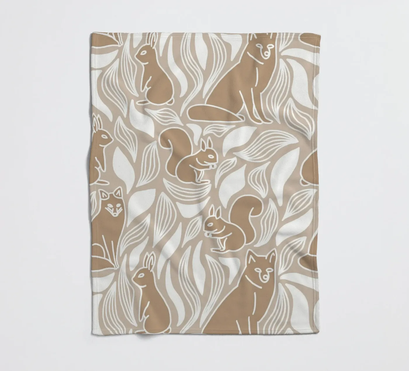 NUDE FOREST Fleecedecke von Lauretti Print