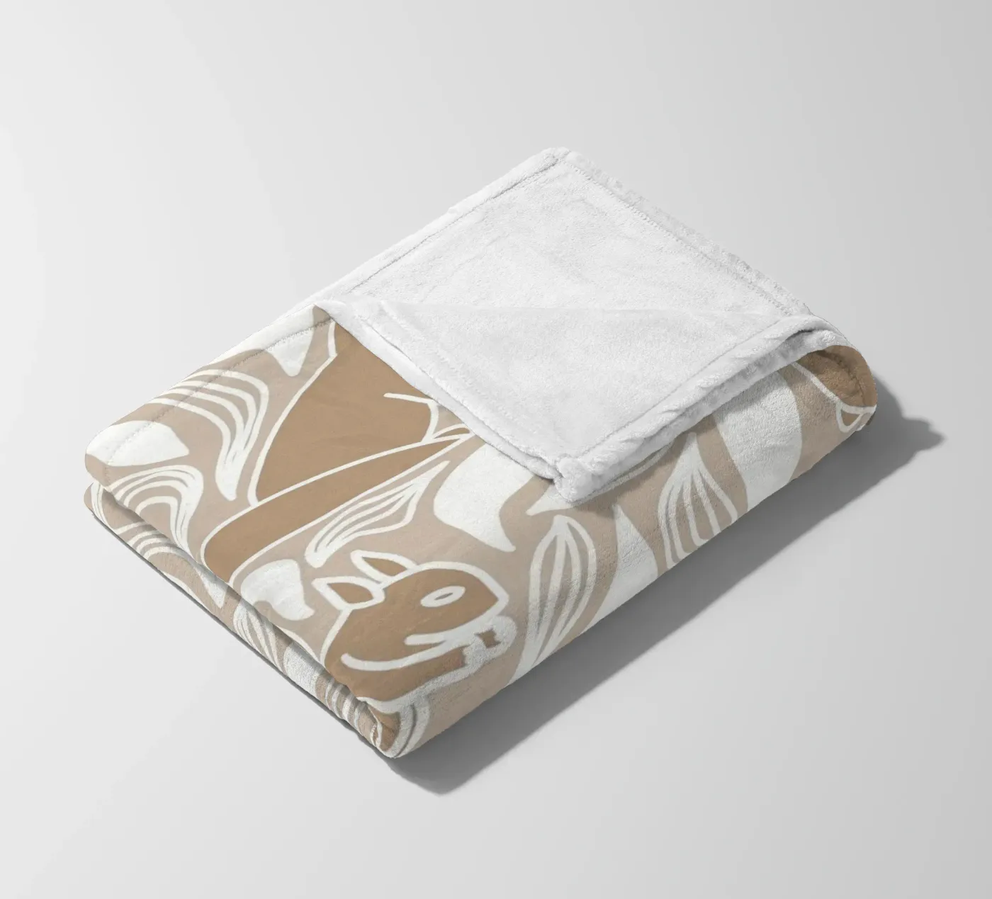 NUDE FOREST Fleecedecke von Lauretti Print